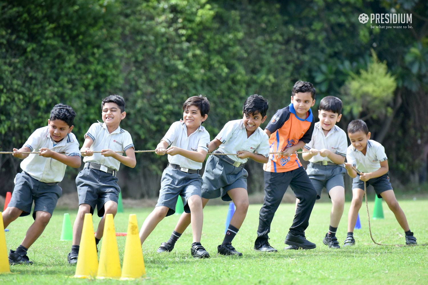 Presidium Rajnagar, PRESIDIANS DISPLAY ZEAL FOR SPORTS ON NATIONAL SPORTS DAY 2023